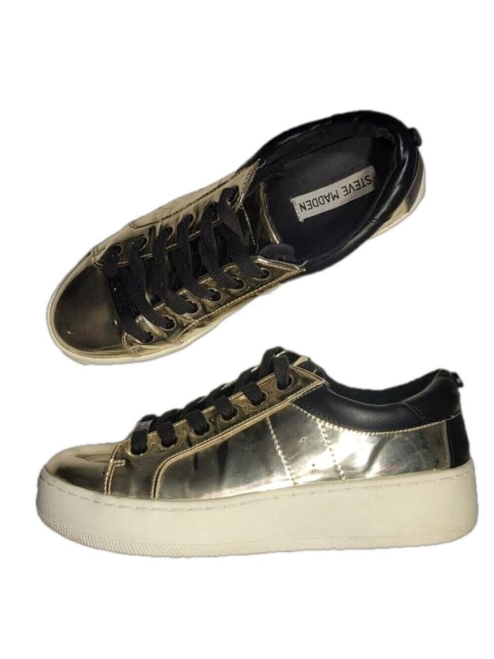 Steve Madden women's Gold Sneaker